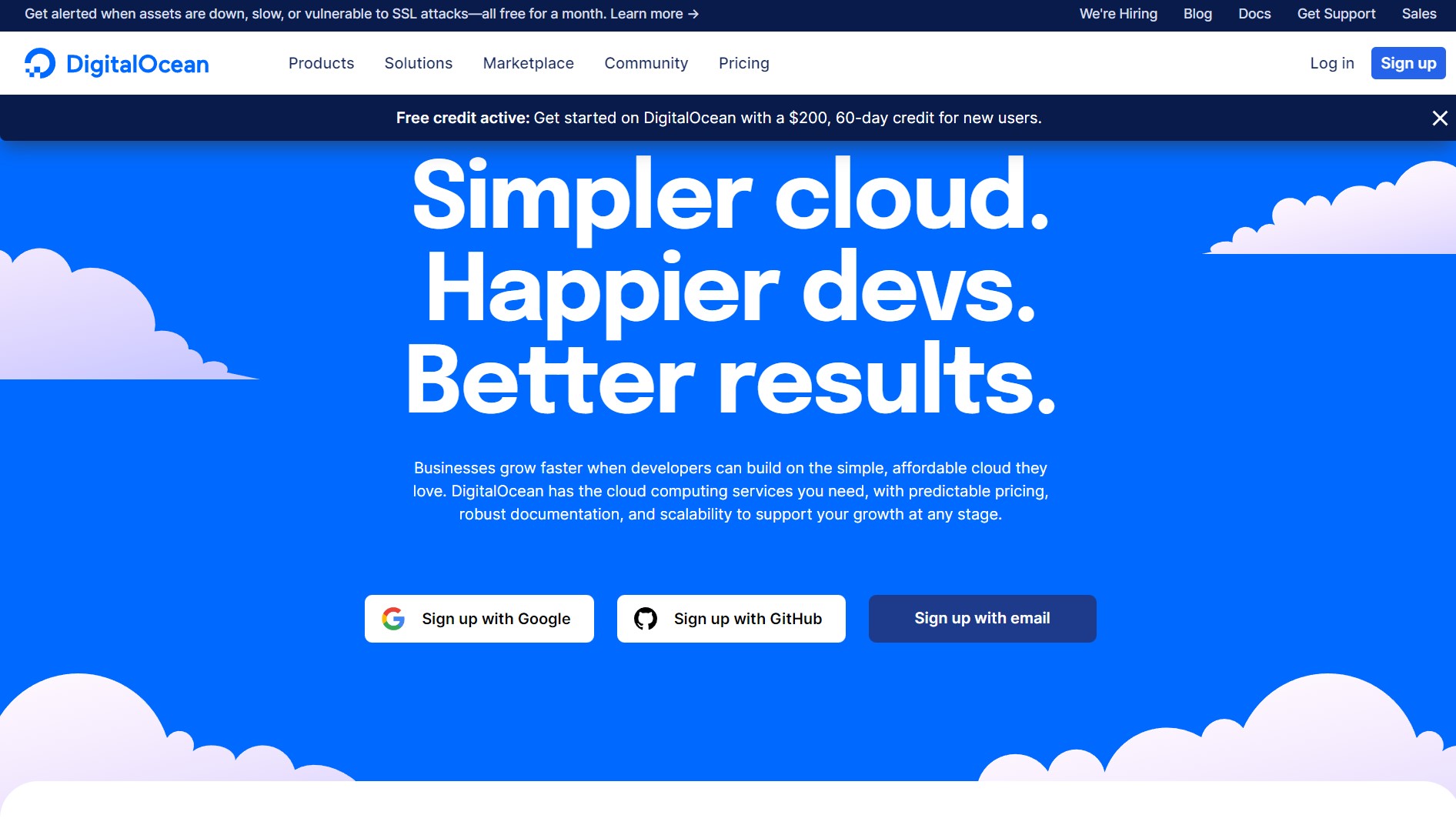 Digital Ocean Clone